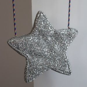 J Crew Glitter bag Star